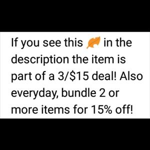 🍂 3/$15 Deal